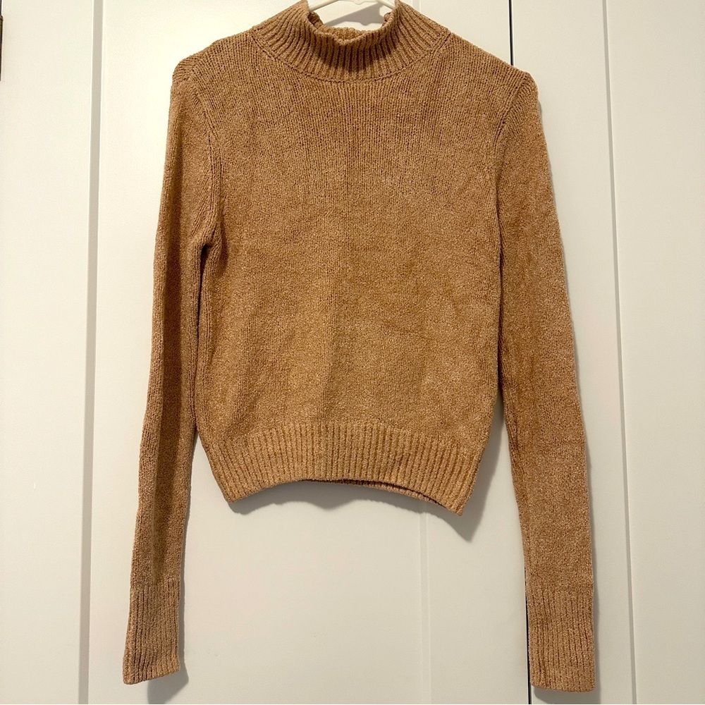 Aritzia Wilfred Dusty Rose Turtleneck Long Sleeve Sweater Size Small Women’s